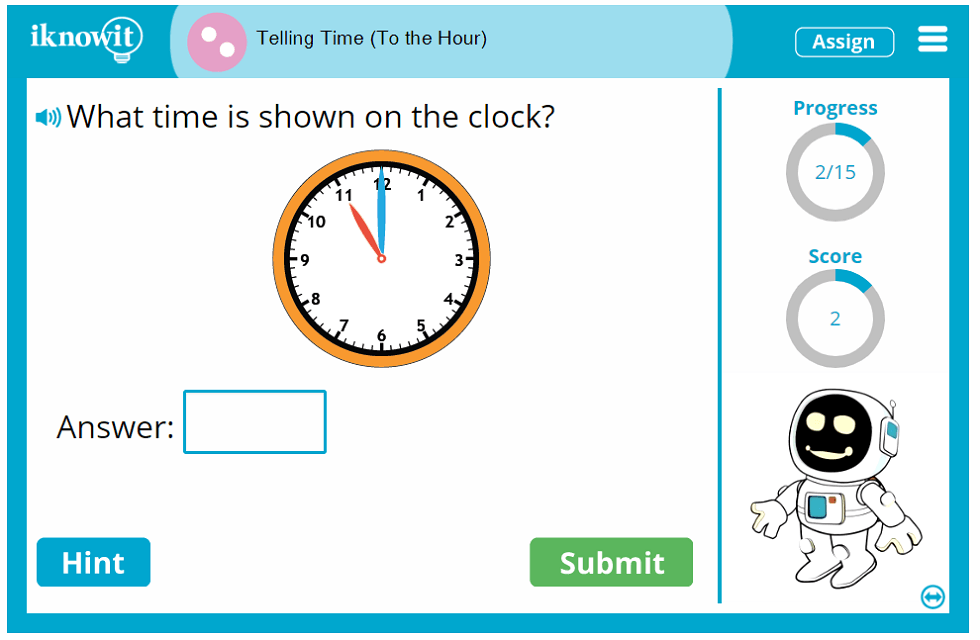 Second Grade Tell Time Read Clock Nearest Hour Activity