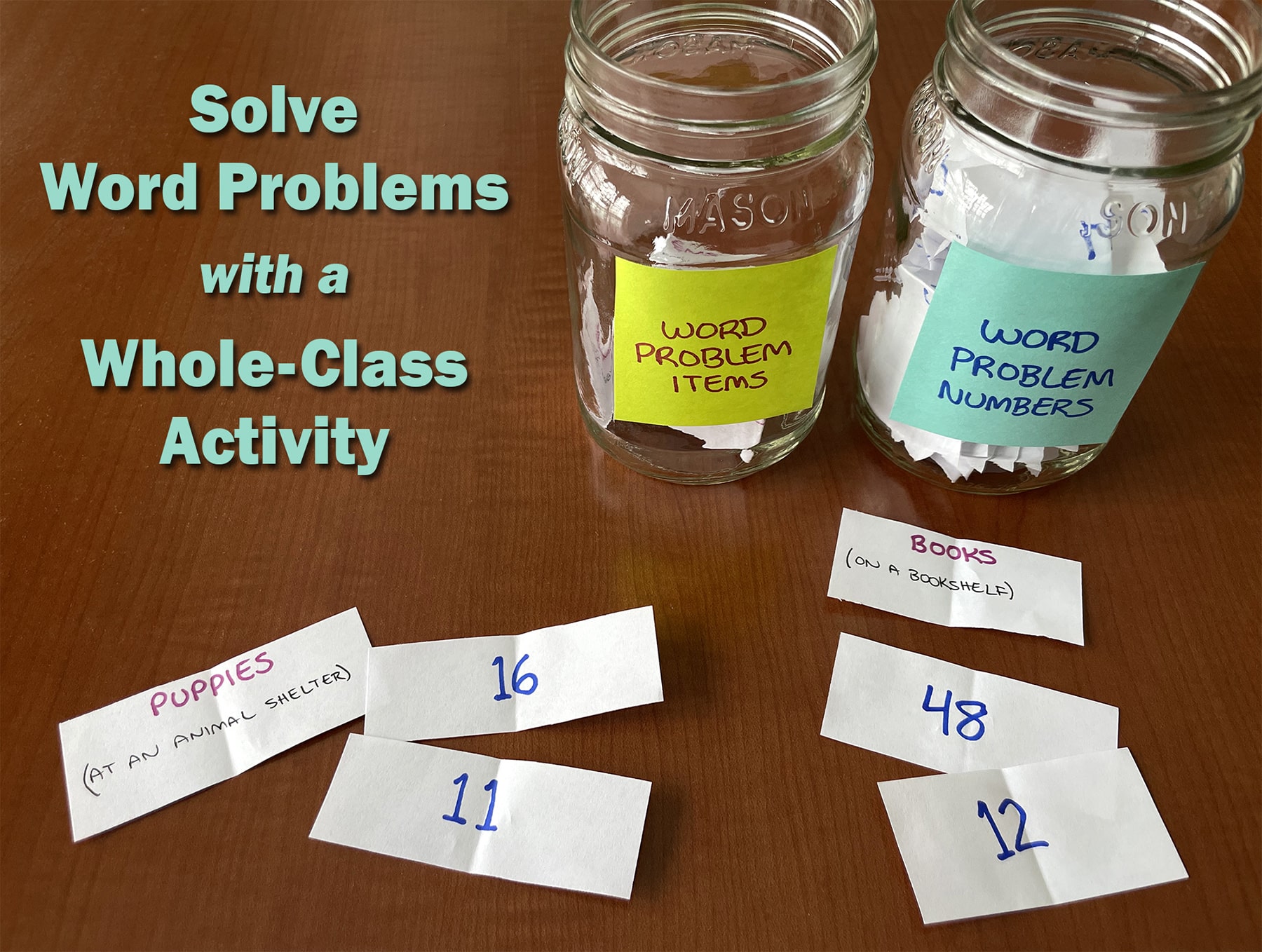 Word Problems Class Activity 