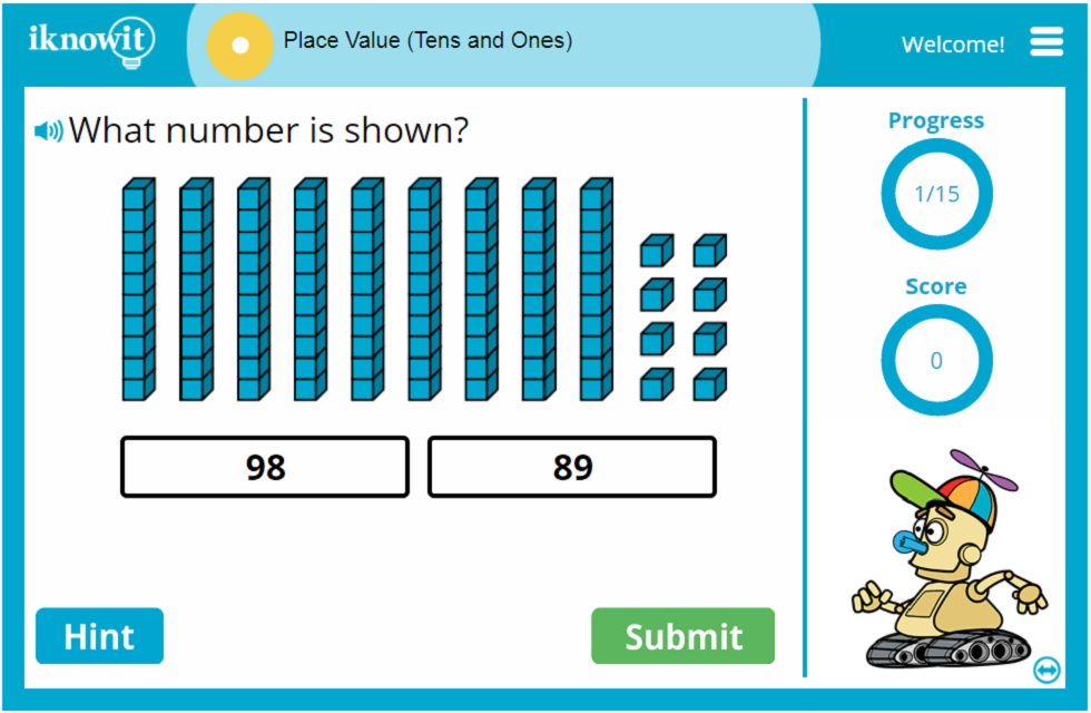 1st Grade Place Value Game