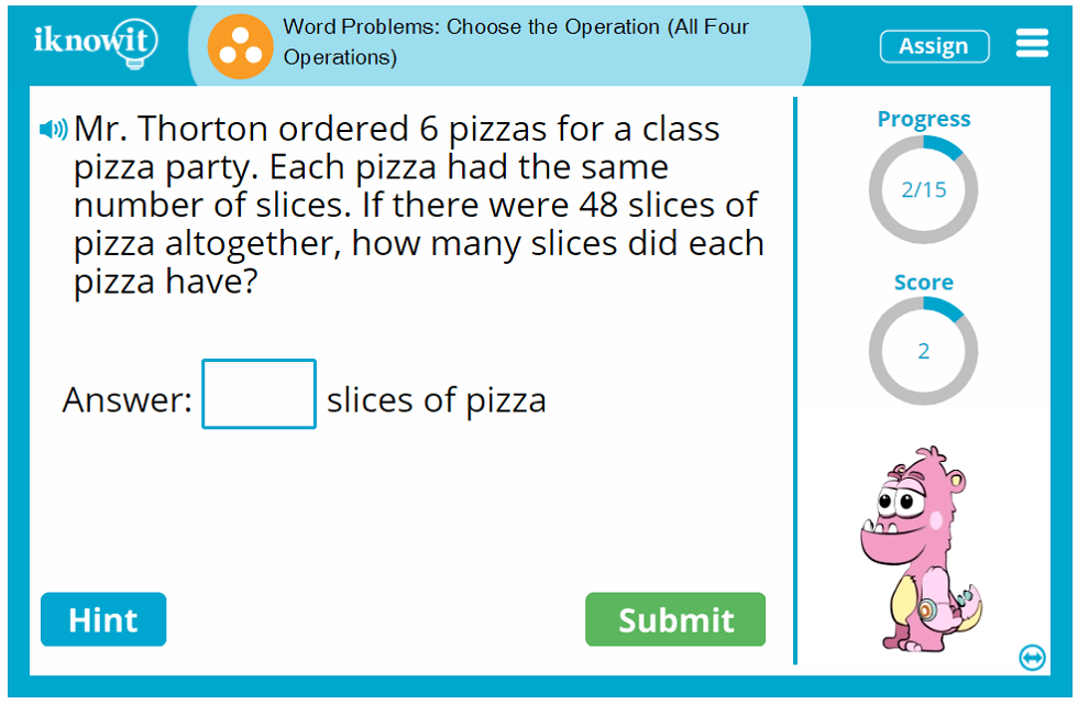Third Grade Word Problem Add Subtract Multiply Divide Activity