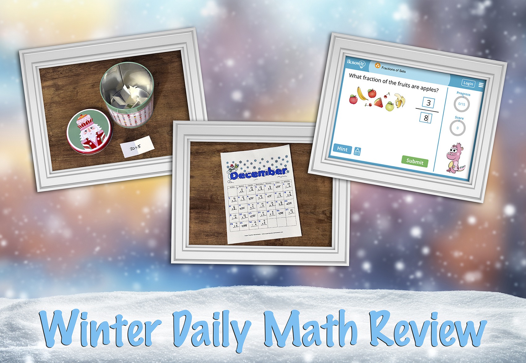 Winter Daily Math Review Activities Winter Daily Math Review Activities