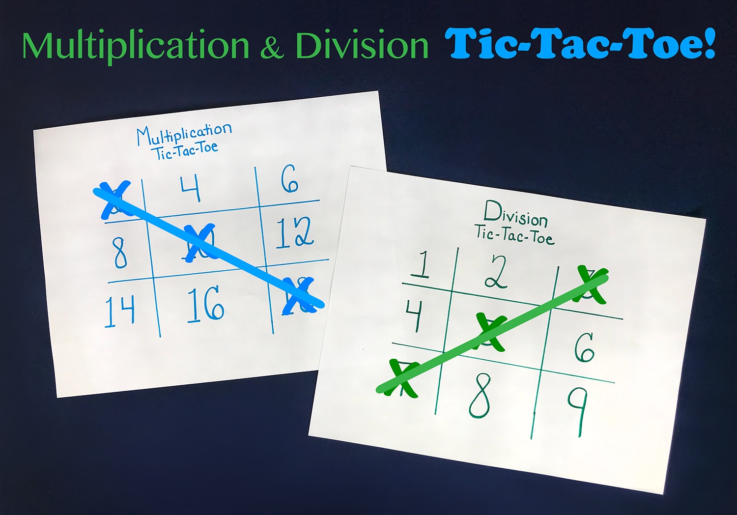 Multiplication and Division Tic-Tac-Toe