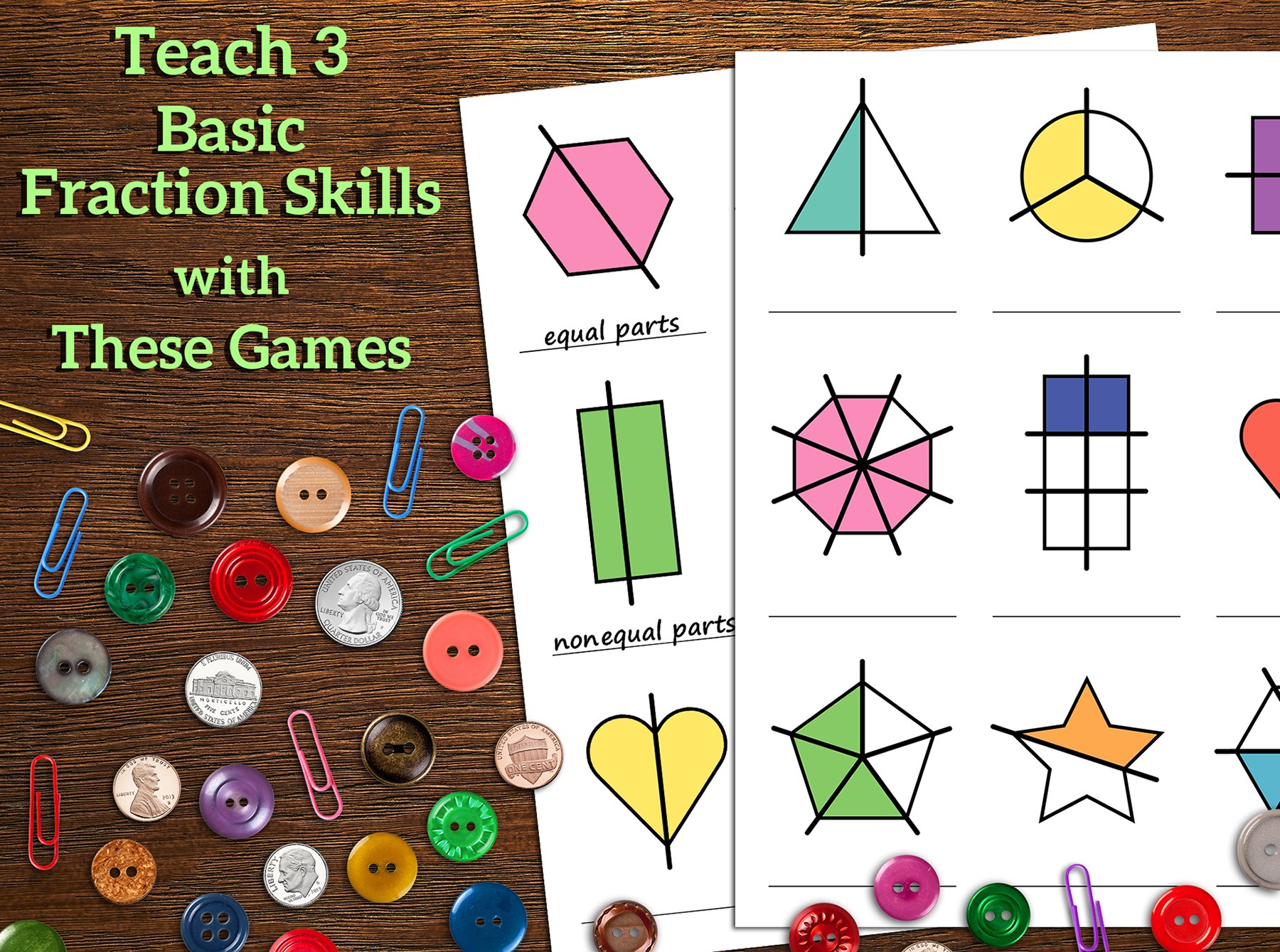 Teach Basic Fraction Concepts