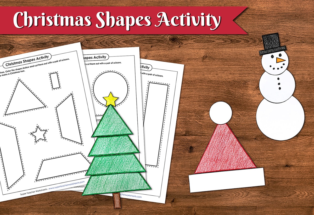 Christmas Shapes Math Activity