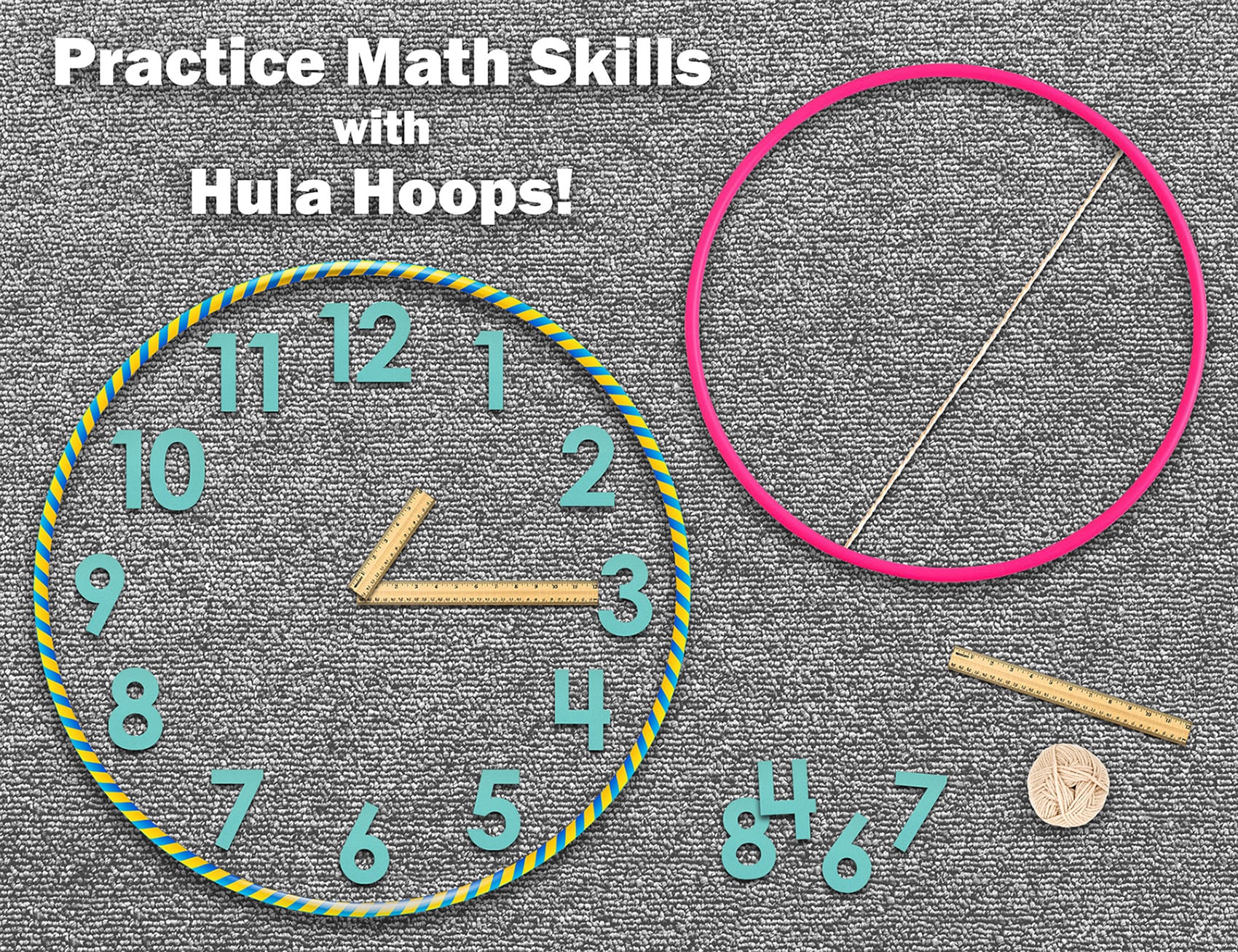 Hula Hoop Math Skills