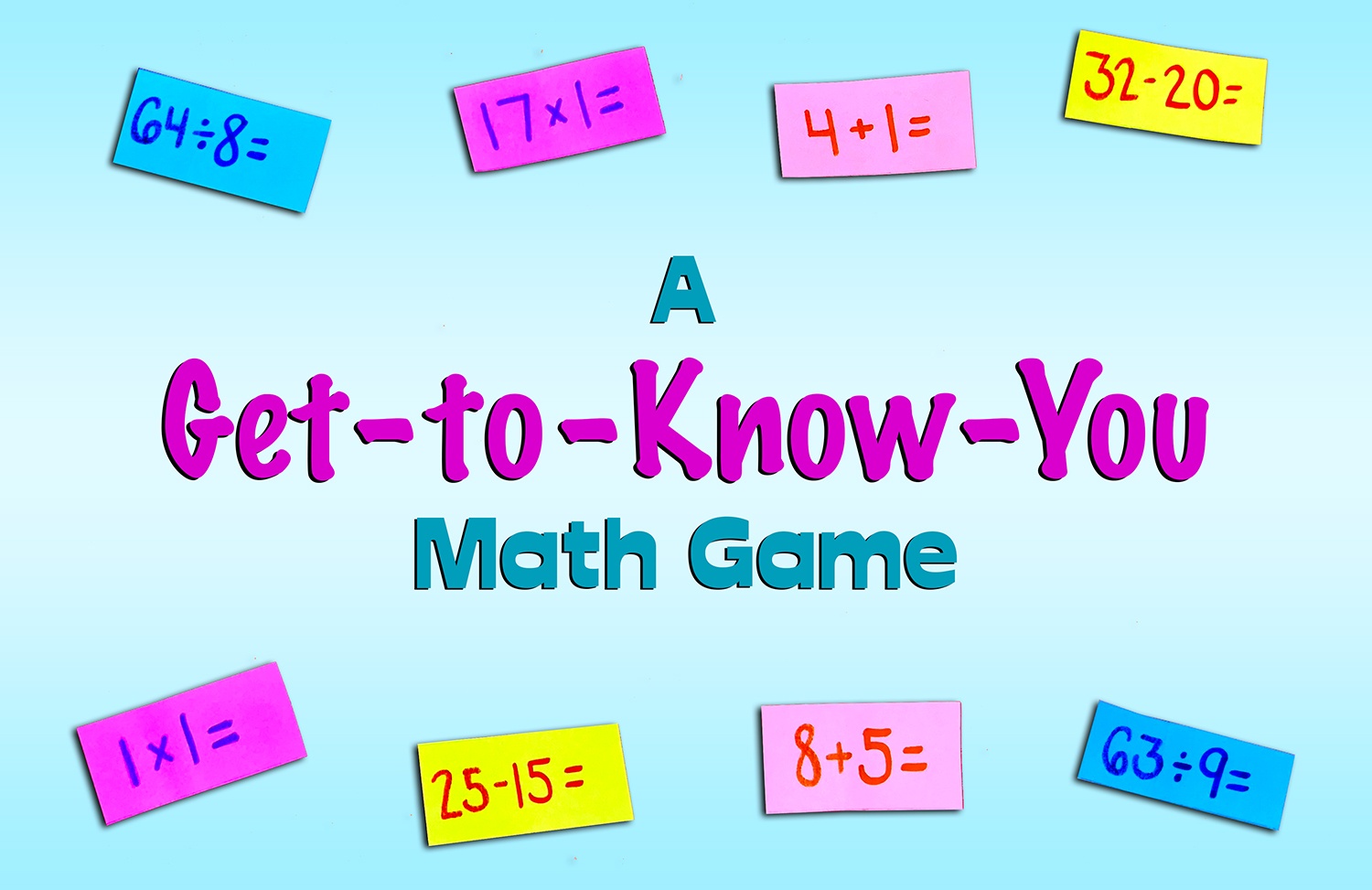 Back To School Math Game