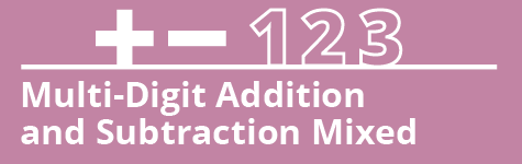 Multi-Digit Addition and Subtraction Mixed