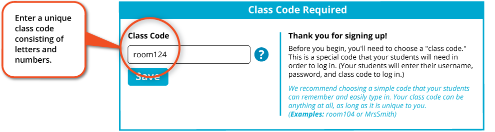 Class code