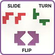 Flips, Slides, and Turns