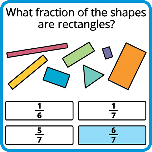 fractions of shapes