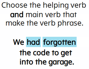 Helping Verbs: have, has, had - Preview
