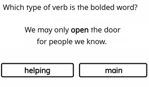 Helping Verbs vs. Main Verbs - Preview