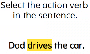 Identify Action Verbs - Preview