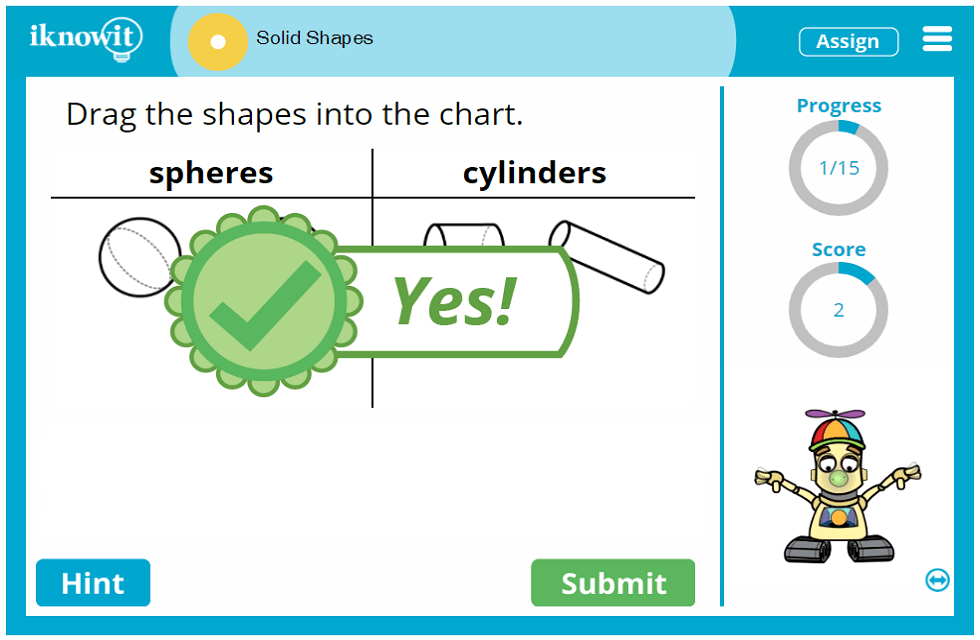 First Grade Geometry Three Dimensional Solid Shapes Lesson