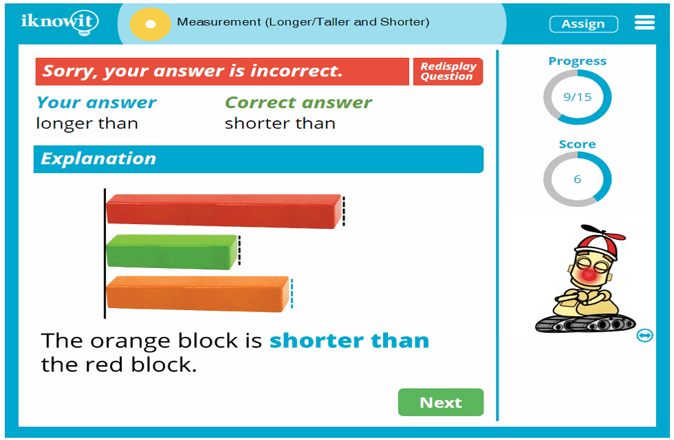 1st Grade Measurement Longer Taller Shorter Activity