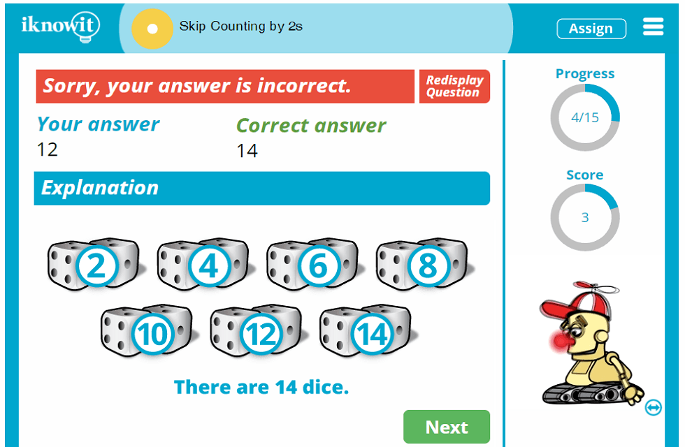 1st Grade Skip Counting by Twos Activity