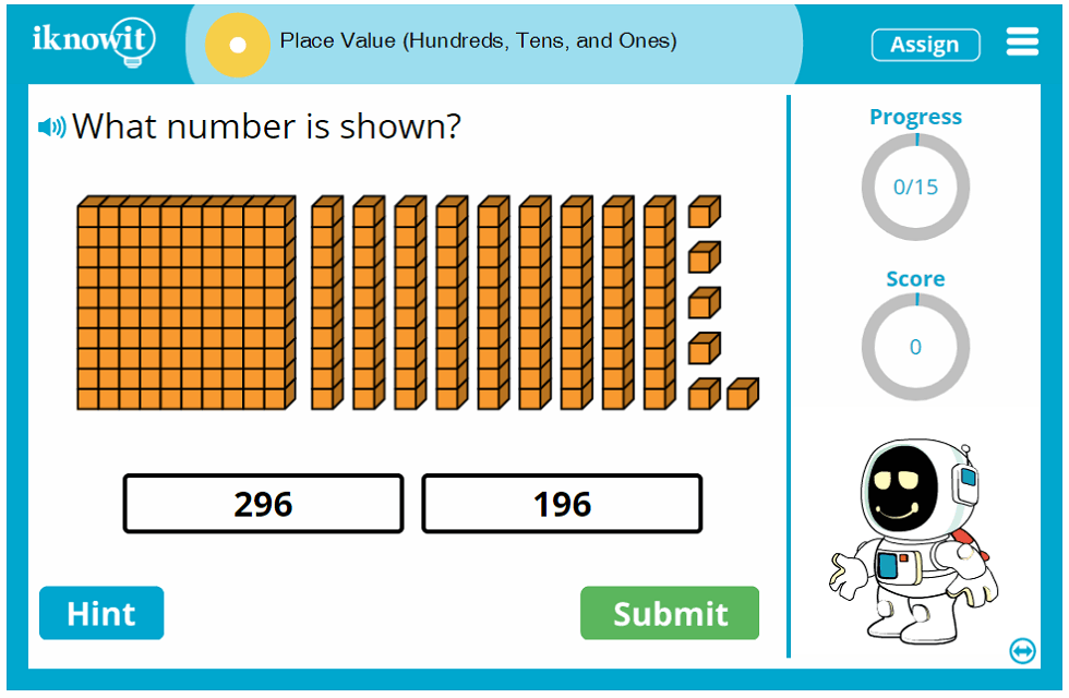 1st Grade Number Place Value Hundreds Tens Ones Game