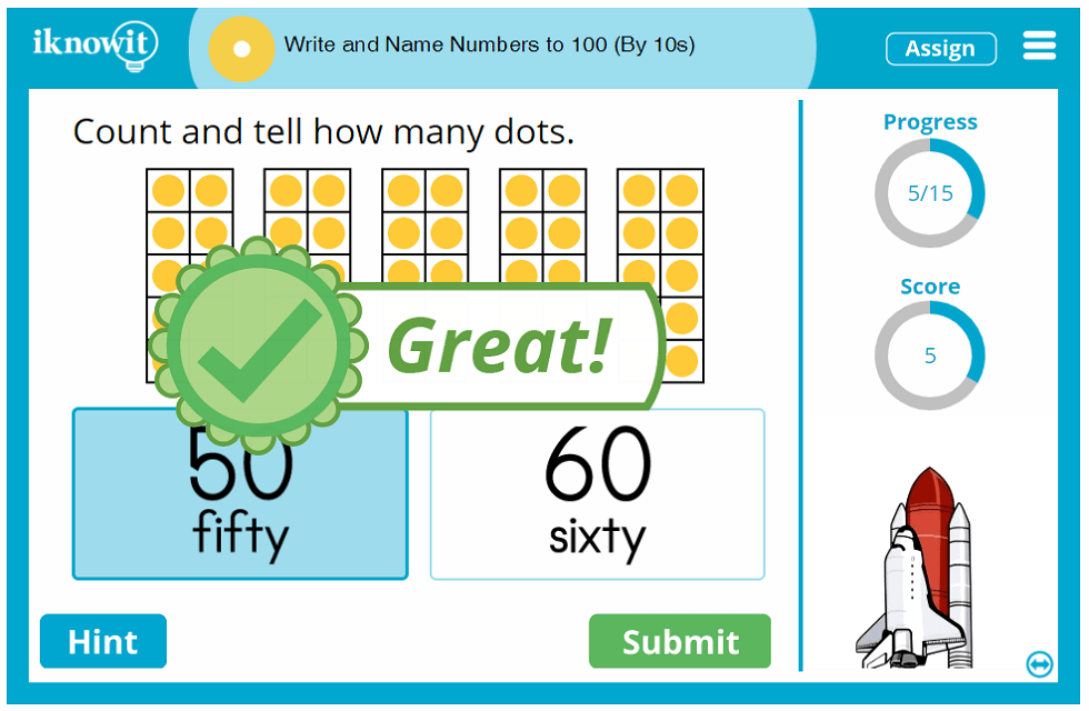 First Grade Write Name Identify Numbers to 100 Counting by Tens Lesson