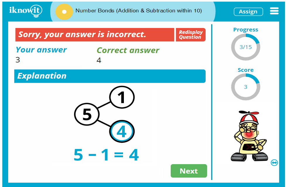 1st Grade Number Bonds Addition Subtraction Within 10 Activity