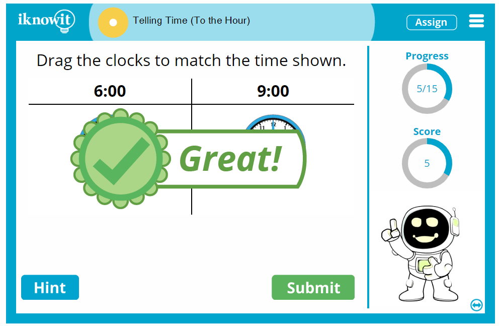 First Grade Reading Clocks Time Hourly Intervals Lesson