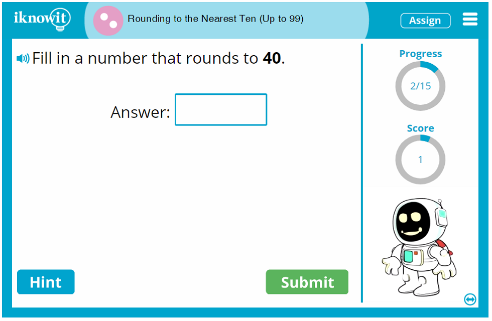 Round each number to the nearest ten Worksheet