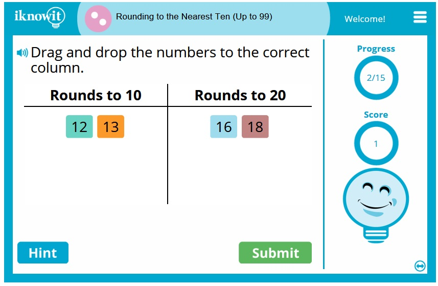 Rounding Chart To The Nearest Ten