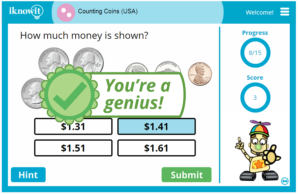 Second Grade Adding Money USA Lesson