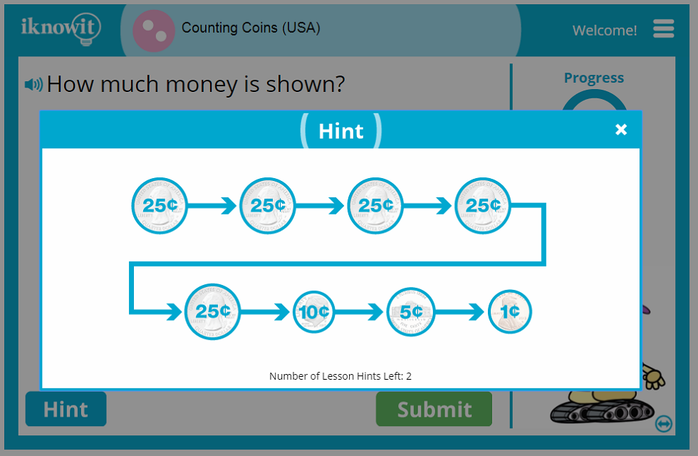 2nd Grade Counting Coins USA Lesson