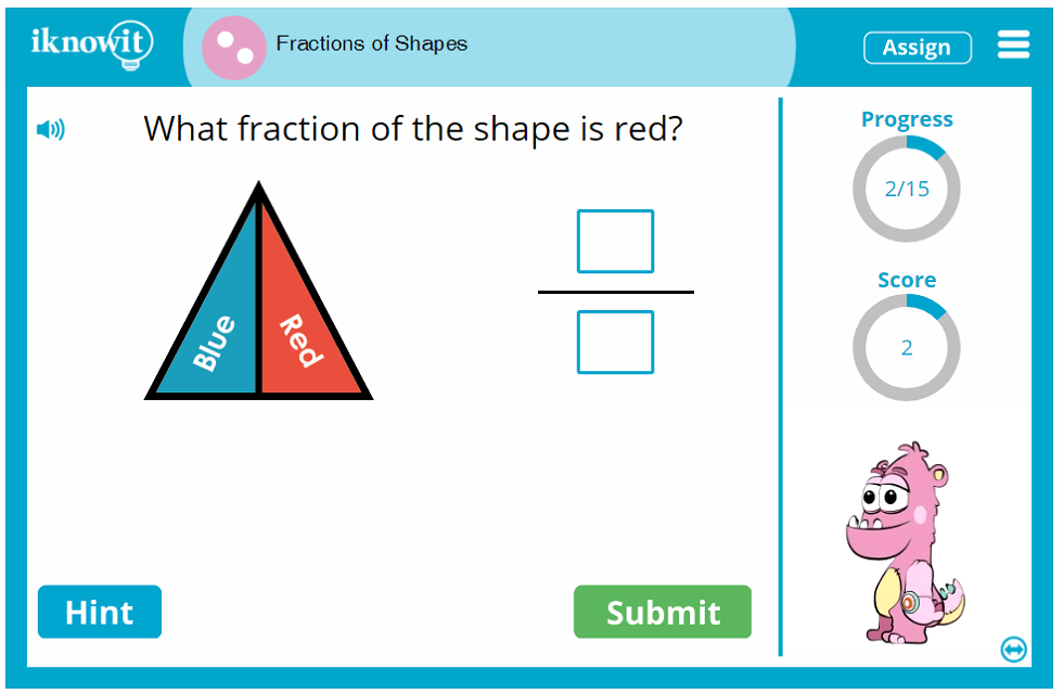 Second Grade Fraction Learning Using Shapes Activity