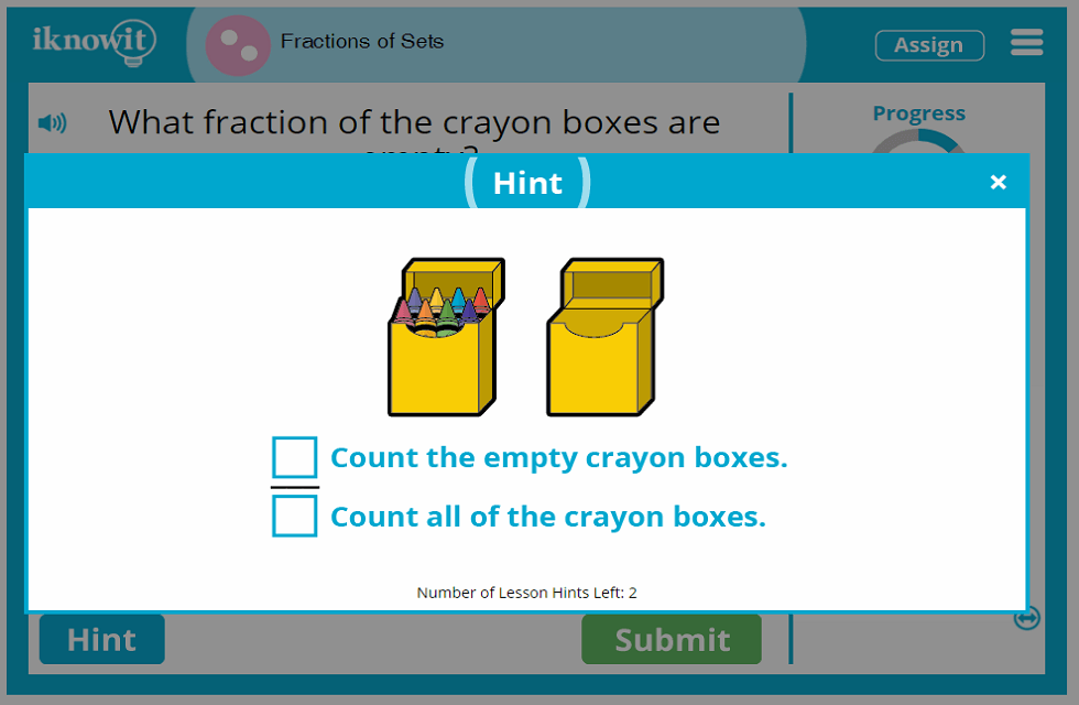 2nd Grade Learn Fractions of Sets Lesson