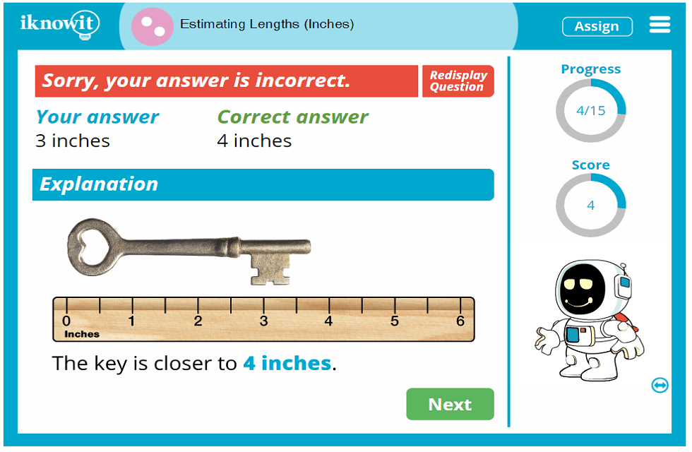 2nd Grade Eestimating Lengths Using Inches Activity