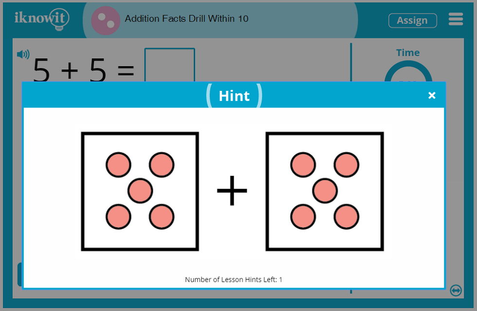 2nd Grade Addition Fact Drill up to 10 Lesson