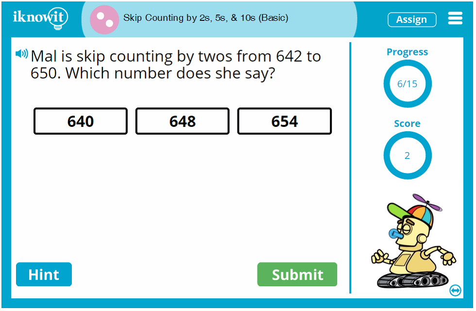 Second Grade Skip Counting 2s 5s 10s Activity