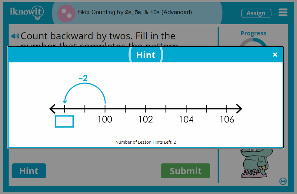 2nd Grade Advanced Skip Counting by 2s 5s 10s Lesson