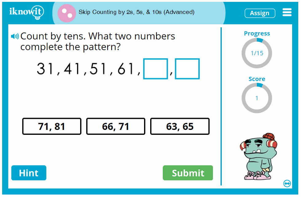 Second Grade Skip Count Practice Twos Fives Tens Activity