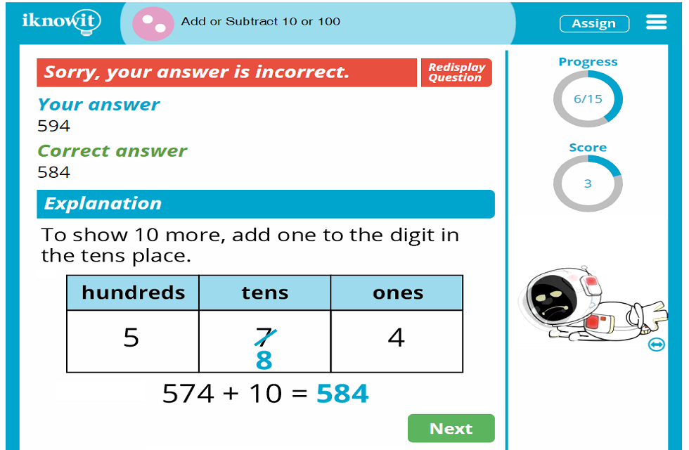 2nd Grade Add-or-Subtract-10-or-100-to-Numbers Activity