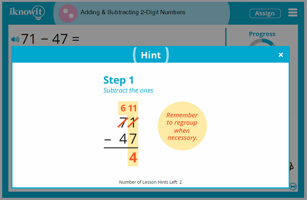 2nd Grade Addition and Subtraction 2-Digit Numbers Lesson