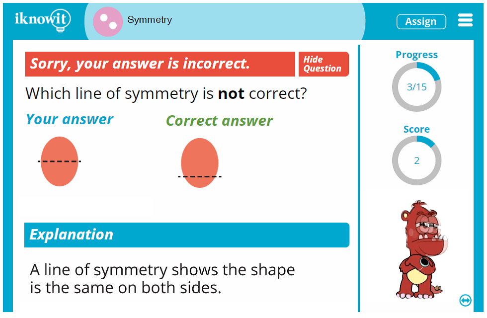 2nd Grade Symmetry of Objects and Shapes Activity