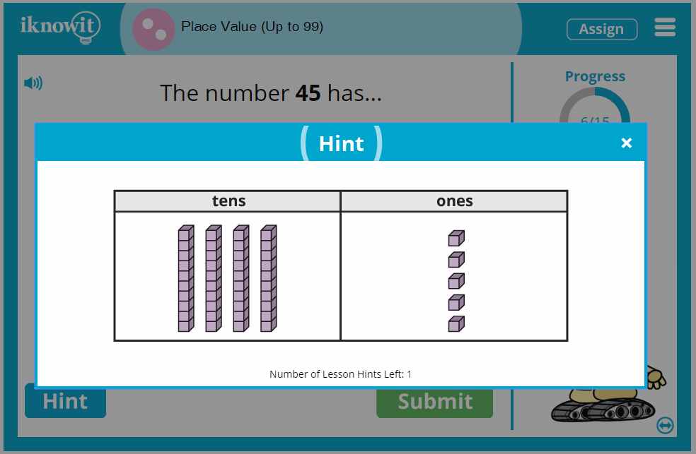 Second Grade Place Value to 99 Education Lesson