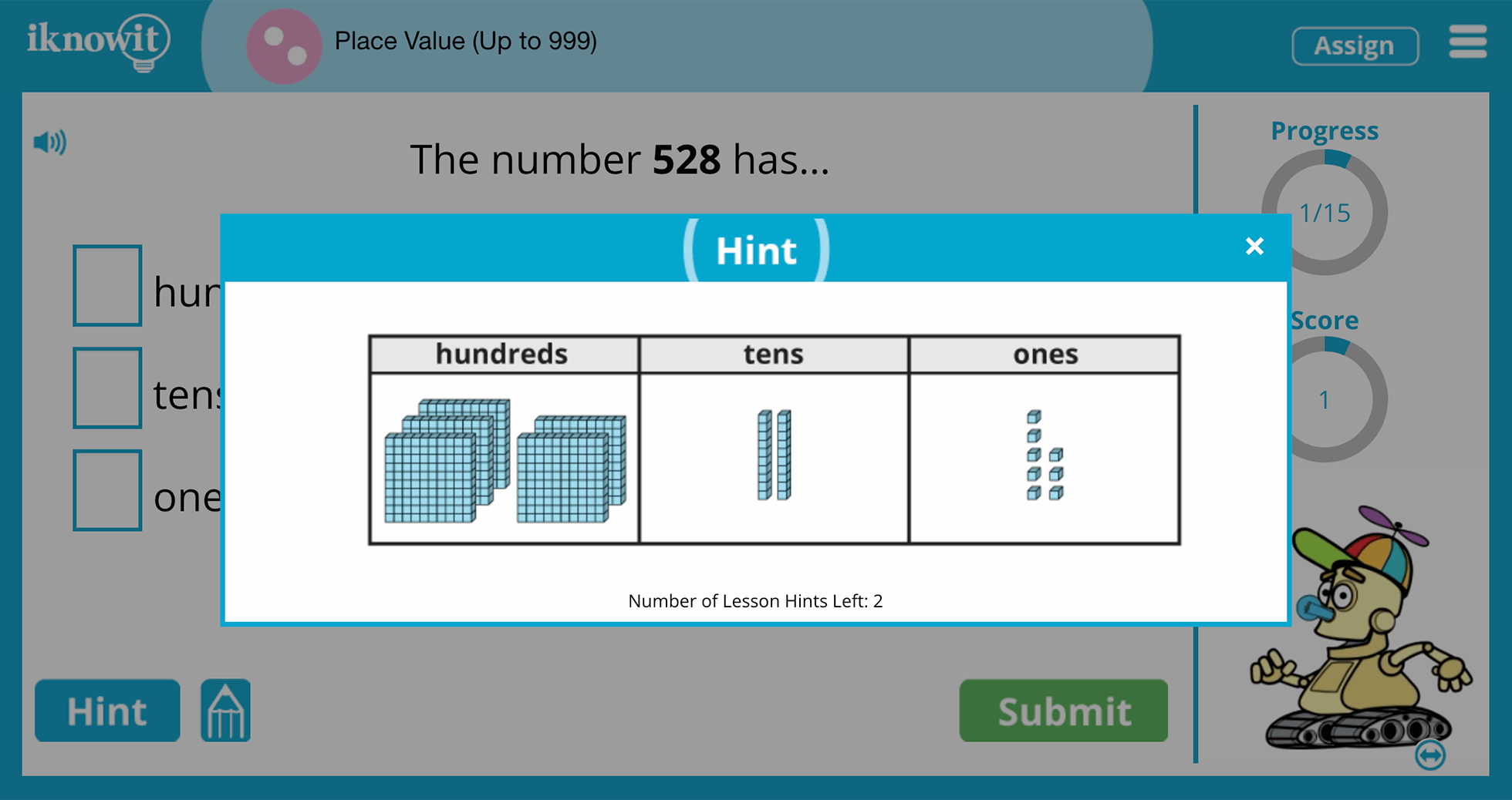 2nd Grade Place Value up to 999 Online Learning Lesson