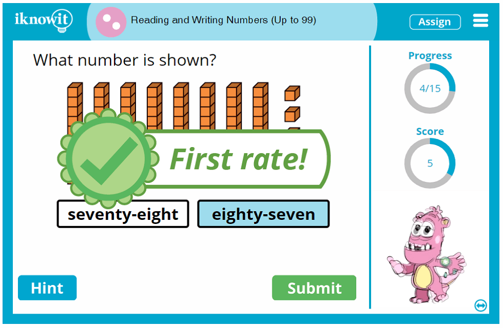 Second Grade Read and Write Numbers to Ninety-Nine Lesson