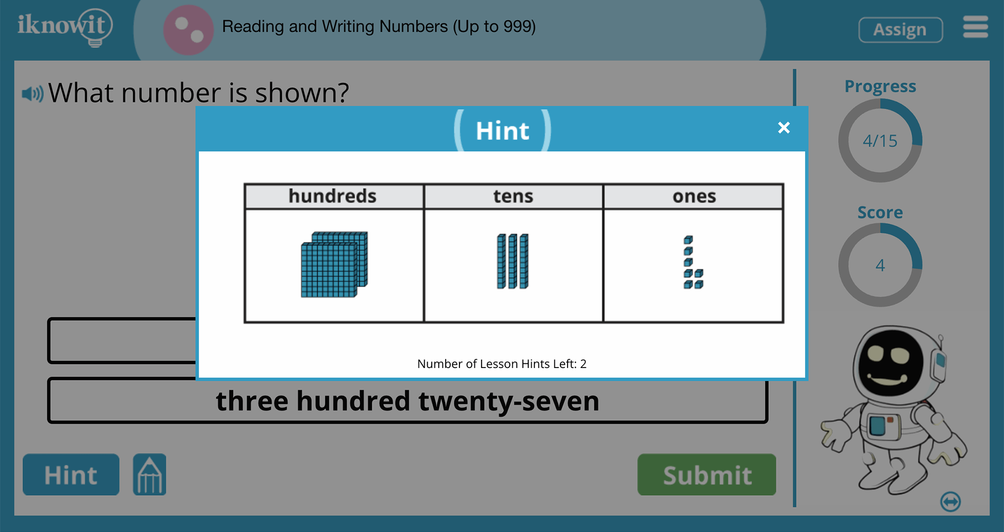 Second Grade Read and Write Numbers to 999 Practice Interactive Game
