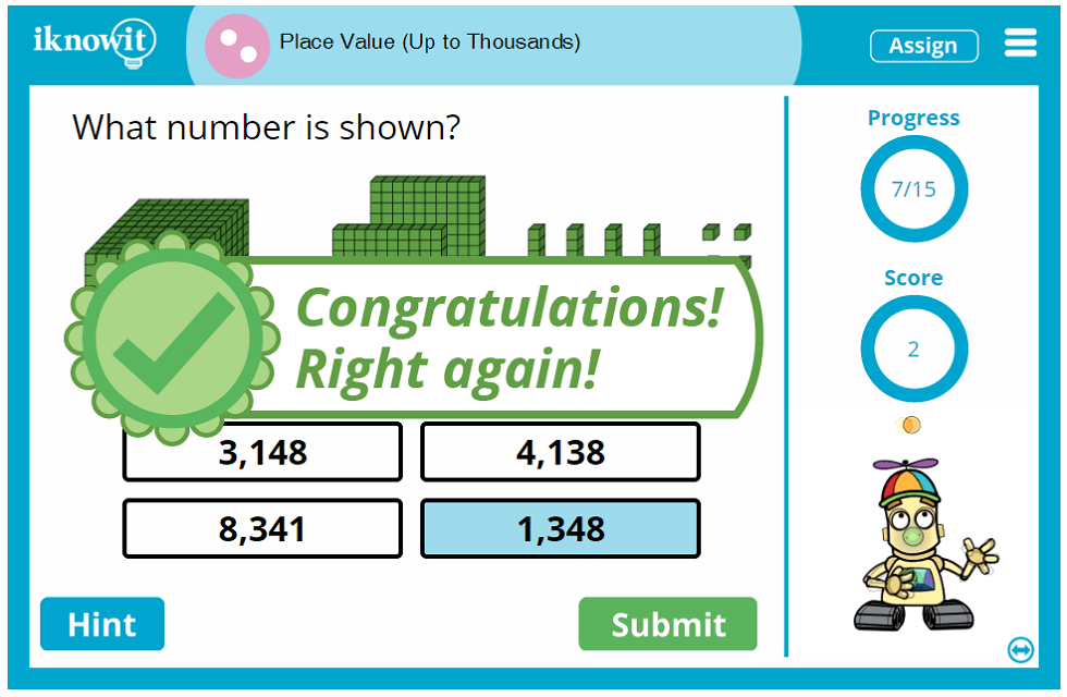 Second Grade Thousands Place Value Lesson