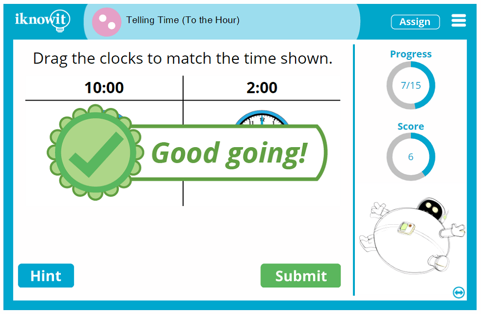 Second Grade Tell Time Read Clock Nearest Hour Lesson