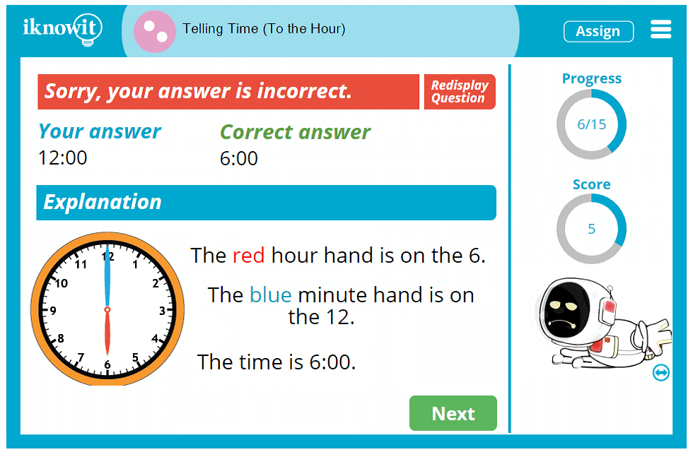 2nd Grade Telling Time to the Hour Activity