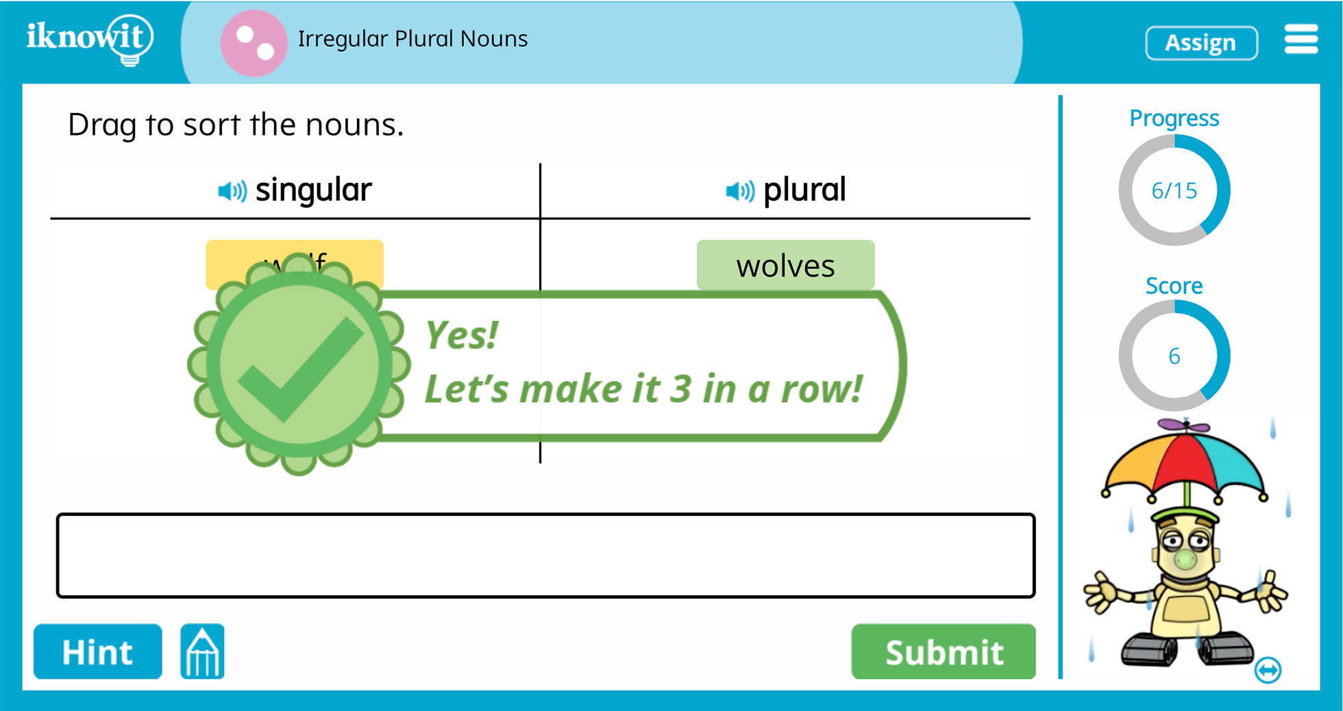 Second Grade Teaching Irregular Plural Nouns Interactive Activity