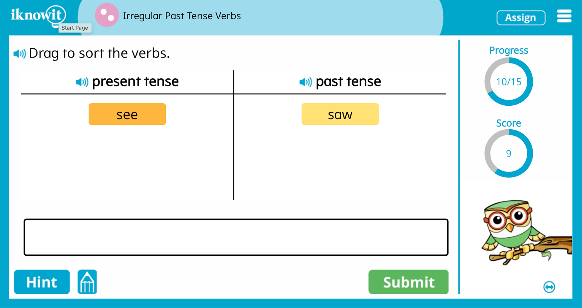 Second Grade Irregular Past Tense Verbs Practice Interactive Activity