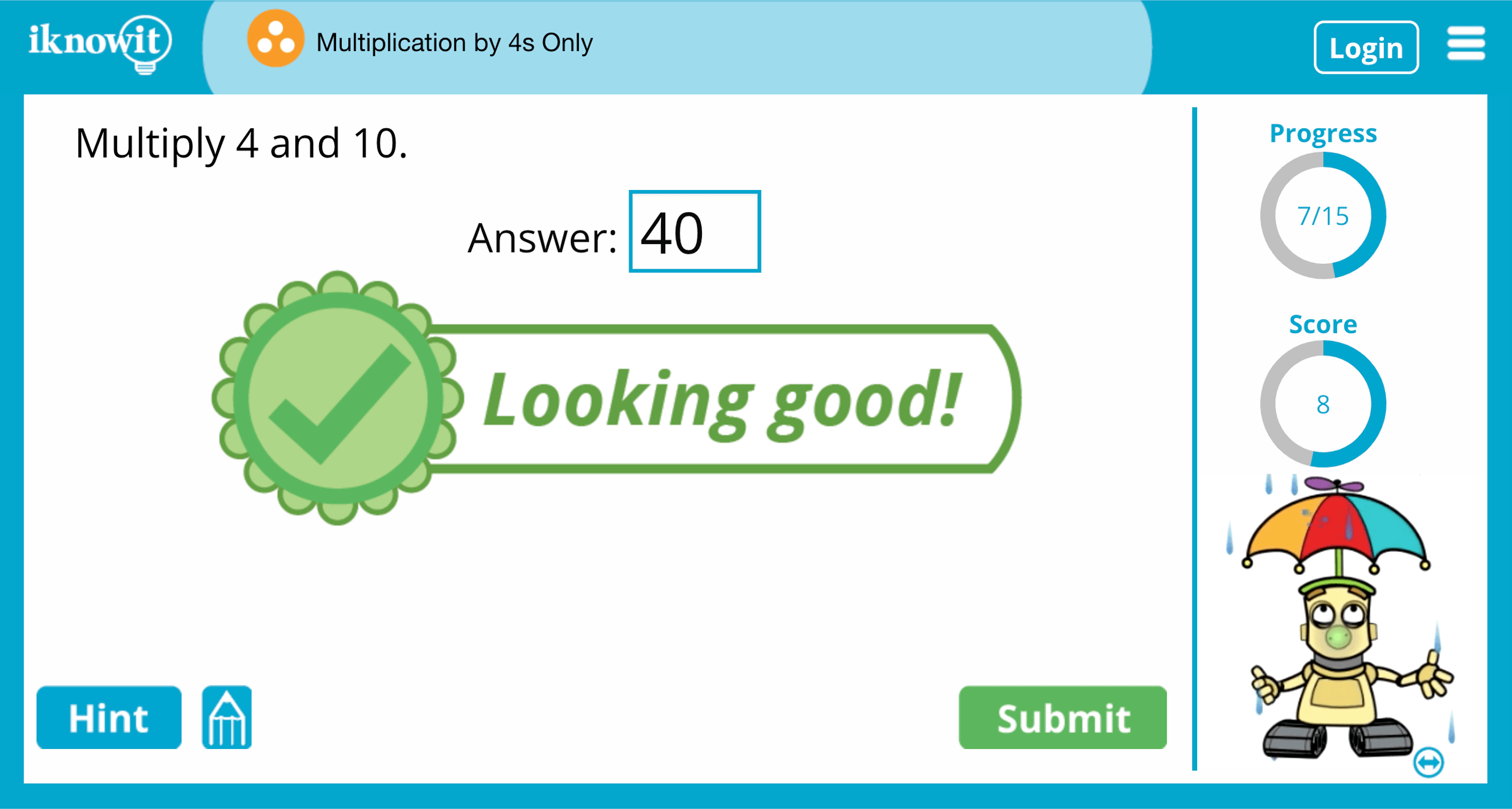 3rd Grade Multiplication By 4s Online Learning Lesson