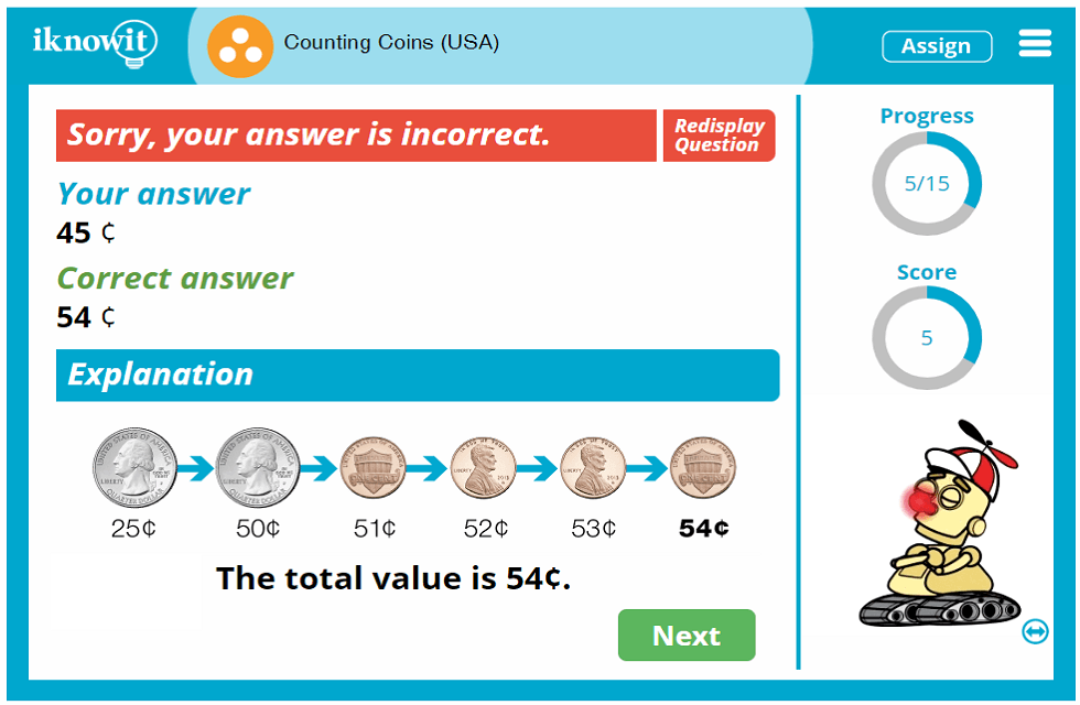 3rd Grade Counting Coins up to Two Dollars Activity