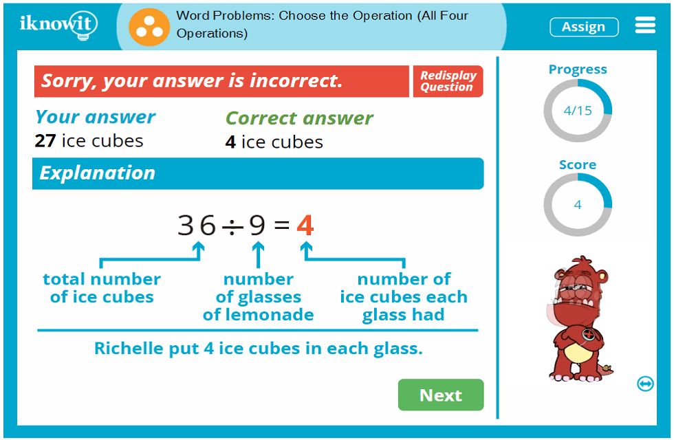 3rd Grade Word Problems All Four Math Operations Activity